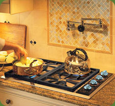 gas stove cooktop